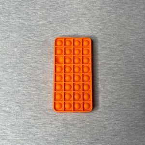 POP IT Anti-Stress Fidget Sensory Toy Silicone Phone Case Cover